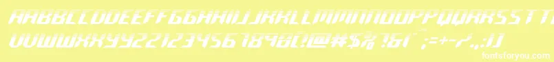 fuente roboclonehalf – Fuentes Blancas Sobre Fondo Amarillo