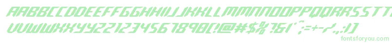 robocloneital Font – Green Fonts