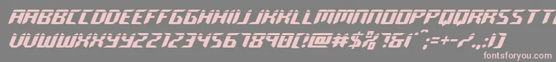 roboclonelaser Font – Pink Fonts on Gray Background