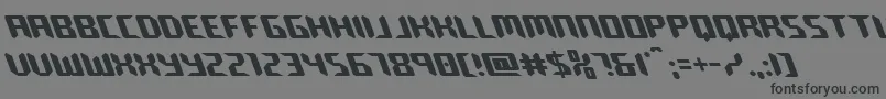 robocloneleft Font – Black Fonts on Gray Background