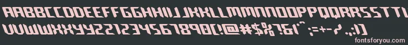 More about robocloneleft Font robocloneleft Font – Pink Fonts on Black Background