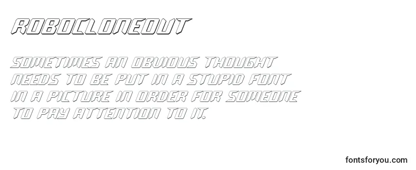 Review of the Robocloneout Font