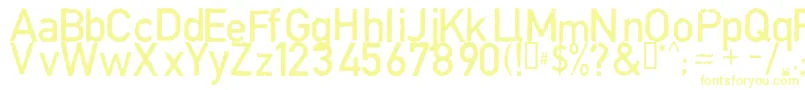 CopystructNormal Font – Yellow Fonts