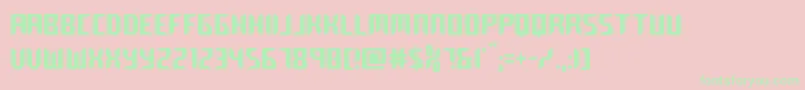 fuente roboclonestraightcond – Fuentes Verdes Sobre Fondo Rosa