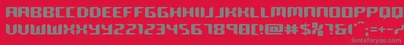 Шрифт roboclonestraightexpand – серые шрифты на красном фоне
