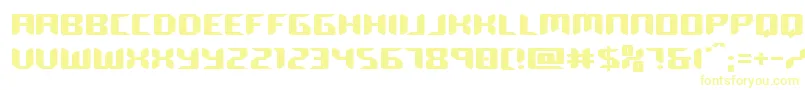 Шрифт roboclonestraightexpand – жёлтые шрифты