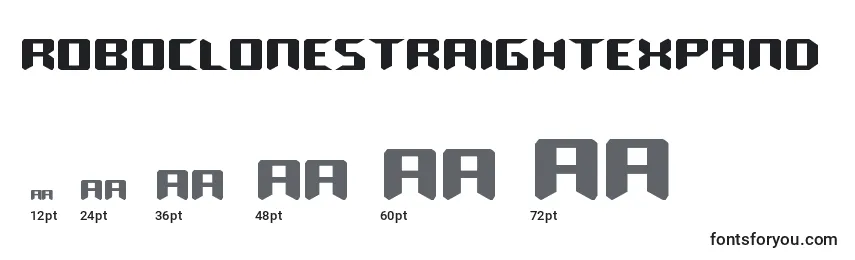 Roboclonestraightexpand Font Sizes