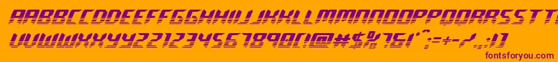 More about roboclonetwotone Font roboclonetwotone Font – Purple Fonts on Orange Background