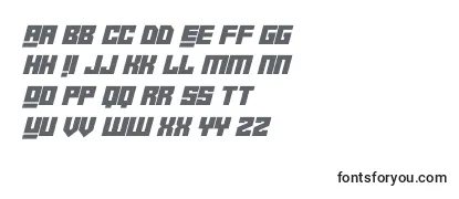 Обзор шрифта Robot Crush Italic