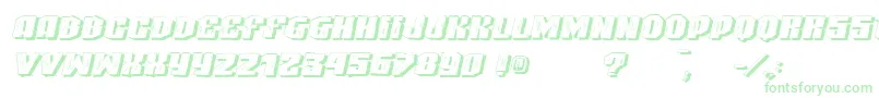 VtksHighlight3 Font – Green Fonts on White Background