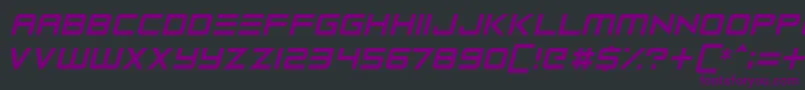 Robot Reavers Font – Purple Fonts on Black Background