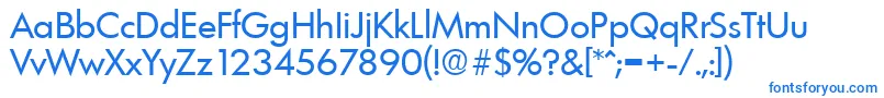 LimerickSerialRegularDb Font – Blue Fonts on White Background