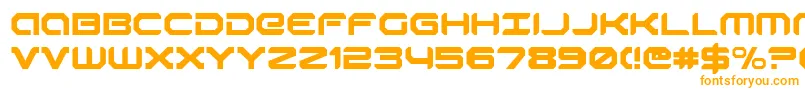 robotaur Font – Orange Fonts on White Background