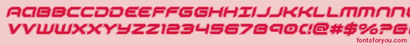 Шрифт robotauracadital – красные шрифты на розовом фоне