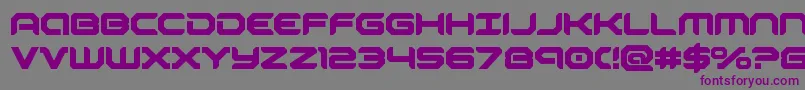 robotaurbold Font – Purple Fonts on Gray Background