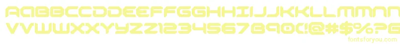 Шрифт robotaurbold – жёлтые шрифты