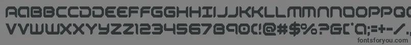 robotaurcond Font – Black Fonts on Gray Background