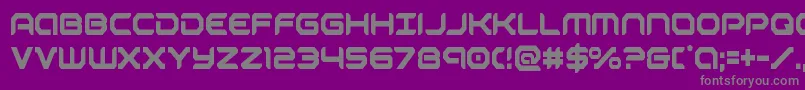 robotaurcond Font – Gray Fonts on Purple Background