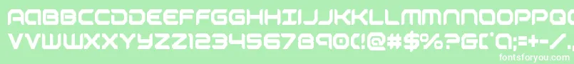robotaurcond Font – White Fonts on Green Background
