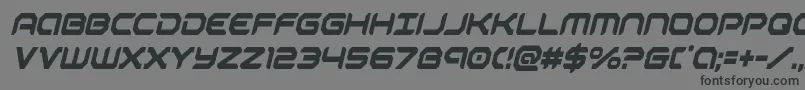 robotaurcondital Font – Black Fonts on Gray Background