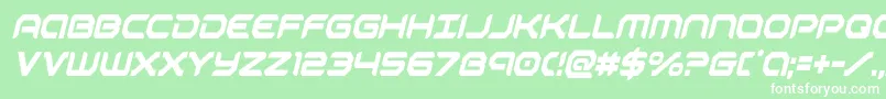 robotaurcondital Font – White Fonts on Green Background