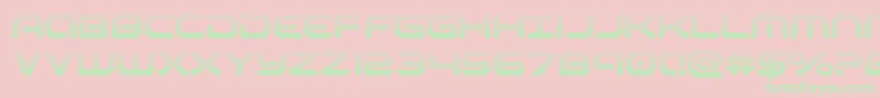 robotaurgrad Font – Green Fonts on Pink Background