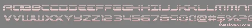 robotaurgrad Font – Pink Fonts on Gray Background