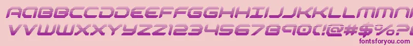 robotaurgradital Font – Purple Fonts on Pink Background