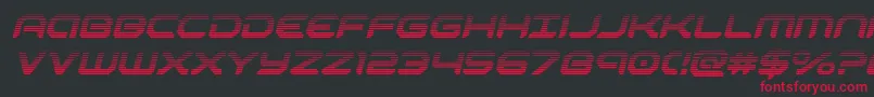 robotaurgradital Font – Red Fonts on Black Background
