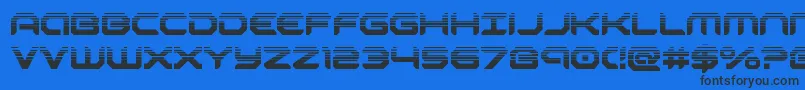 Lisätietoja robotaurhalf-fontista robotaurhalf-fontti – mustat fontit sinisellä taustalla