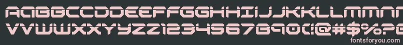 robotaurlaser Font – Pink Fonts on Black Background