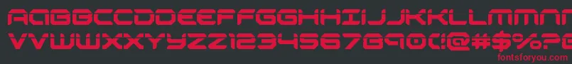 robotaurlaser Font – Red Fonts on Black Background