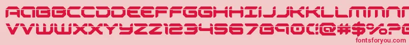 robotaurlaser Font – Red Fonts on Pink Background