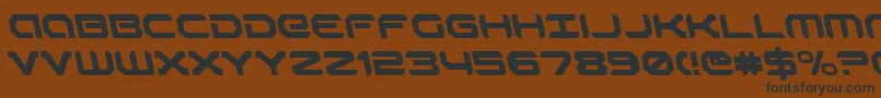 fuente robotaurleft – Fuentes Negras Sobre Fondo Marrón
