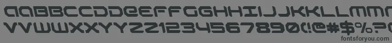 robotaurleft Font – Black Fonts on Gray Background