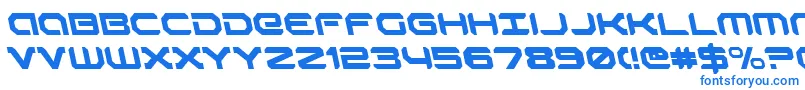 robotaurleft Font – Blue Fonts on White Background