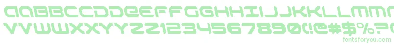 robotaurleft Font – Green Fonts on White Background