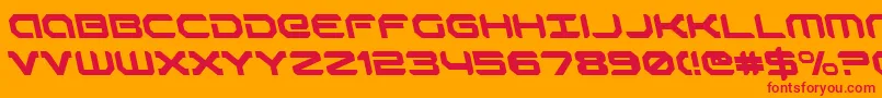 fuente robotaurleft – Fuentes Rojas Sobre Fondo Naranja