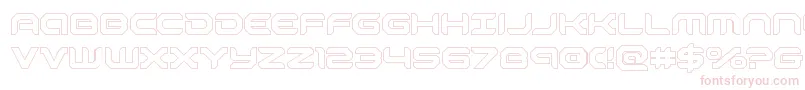 robotaurout Font – Pink Fonts on White Background