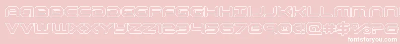 robotaurout Font – White Fonts on Pink Background