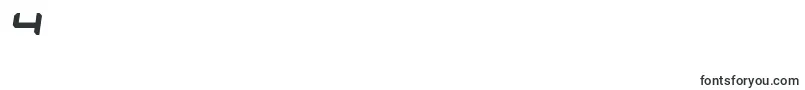 robotaursemital Font – Fonts for Digit 4