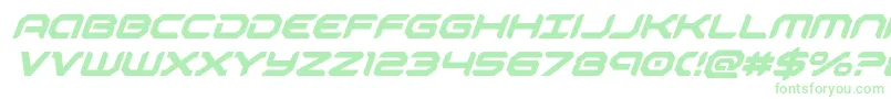 robotaursuperital-Schriftart – Grüne Schriften