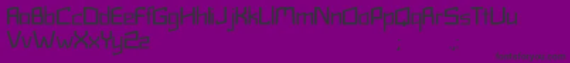 Шрифт Tetra – чёрные шрифты на фиолетовом фоне