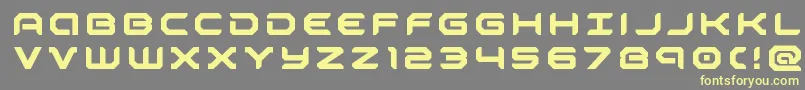 Police robotaurtitle – polices jaunes sur fond gris
