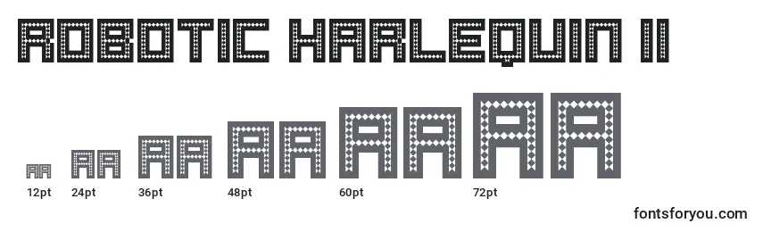 Robotic Harlequin II Font Sizes