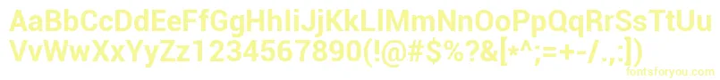 Roboto Bold Font – Yellow Fonts
