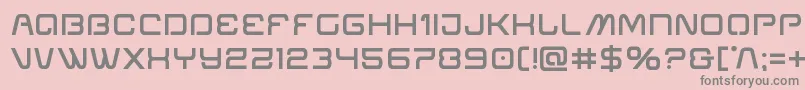 Miraclemercurysemibold Font – Gray Fonts on Pink Background