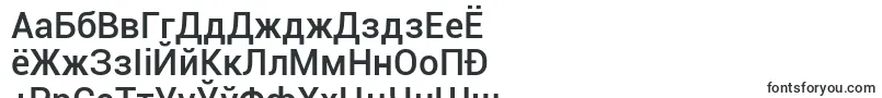 Fonte Roboto Medium – fontes bielorrussas