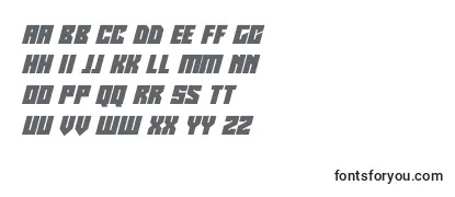 Schriftart Robotronics Italic