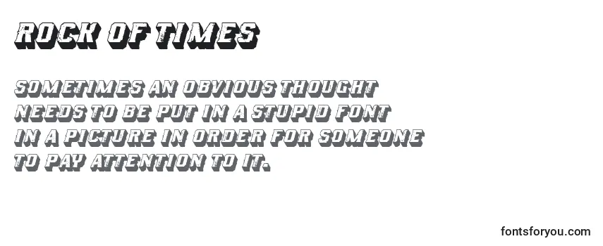 Rock of Times Font